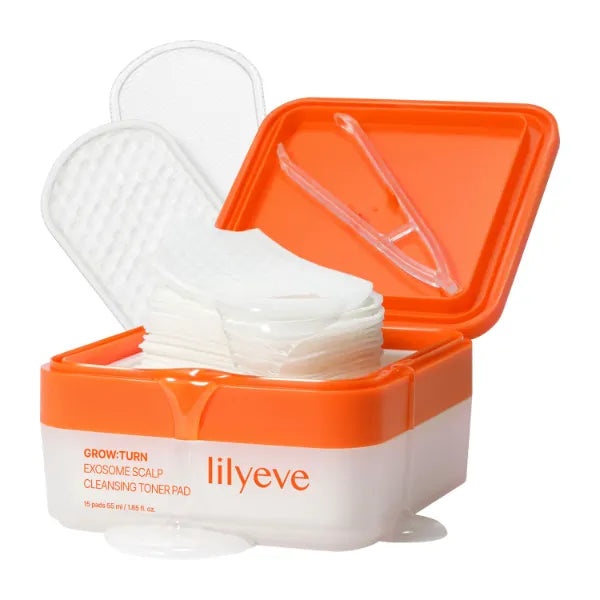 lilyeve GROWTURN Scalp Cleansing Pads for Oily Hair, No Rinse
