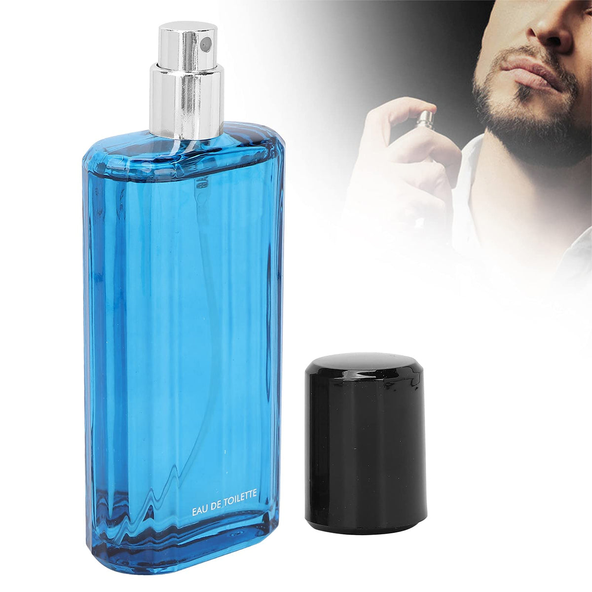 Eau de Toilette For Him, Premium Wood Fragrance Spray Aftershave for Men Ocean & Wood Scents Mature Gentleman Lasting Fragrance Eau de Toilette 80ml