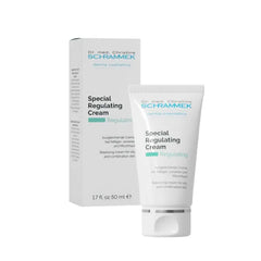 Schrammek Special Regulating Cream (1.7 fl oz) - For Oily & Mixed Skin - Aloe Vera & Vitamin E - Face Moisturizer & Face Cream - Skin Care