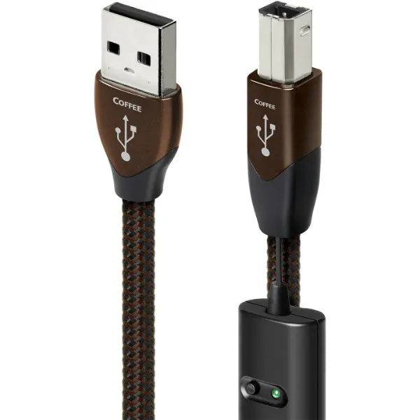 AudioQuest 0.75m Coffee USB-A > B High-Definition Audio Cable