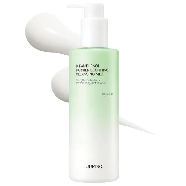 JUMISO D-Panthenol Barrier Soothing Cleansing Milk – 92% Cleansing Power 5-Ceramide Gentle Ophthalmologist Tested First Cleanser, Sting-Free Sunscreen & Makeup Melt for Sensitive Skin - 300ml