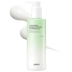 JUMISO D-Panthenol Barrier Soothing Cleansing Milk – 92% Cleansing Power 5-Ceramide Gentle Ophthalmologist Tested First Cleanser, Sting-Free Sunscreen & Makeup Melt for Sensitive Skin - 300ml