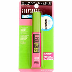 Maybelline Great Lash Waterproof Mascara, Very Black [111], 0.43 oz (Pack of 3)3