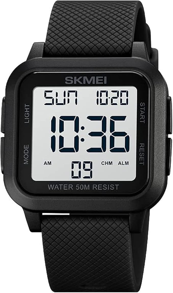 SKMEI Digital Watch - Waterproof  EL Backlight Display Digital Watches for Men Women