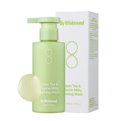 BY WISHTREND Green Tea & Enzyme Milky Foaming Wash Pore Cleansing, 140g
