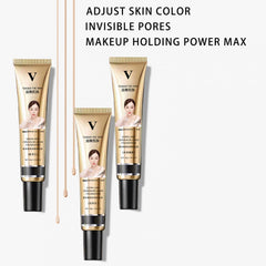 Liquid Foundation Full Coverage New Formula New Base Cream Flawless Makeup Concealer Base Cream Matte Waterproof Long Lasting Oil Free Smooth Liquid Foundation