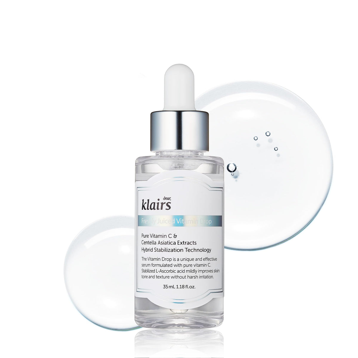 DearKlairs Freshly Juiced Vitamin Drop, 5% pure vitamin C, vitamin C serum - 35ml, 1.18oz