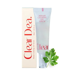 ClearDea Minari Calming Gel Serum for face K Beauty Hydrating & Soothing Face Serum with Korean Water Parsley, Green Tea, Mugwort & Lemon Balm Extracts Pack of 1