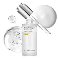 SUNGBOON EDITOR Deep Collagen Wrinkle Filler Serum Volufiline + Collagen + Niacinamide Firming, Wrinkle Care, Skin Elasticity Stocking Stuffers for Women Korean Skincare, 1.01 fl.oz