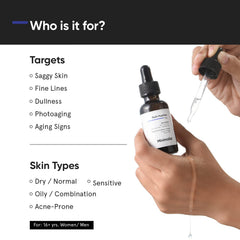 Minimalist Multi Peptides Serum for Anti Aging & Collagen Boosting | Face Serum with 7% Matrixyl 3000 & 3% Bio-Placenta for Firmer Younger Looking Skin | 30ml