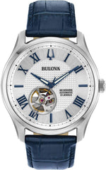 Bulova Men's Watch - Blue Strap/ Stainless Steel
