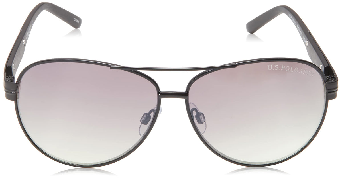 U.S. Polo Assn. mens Pa1013 Stylish Metal UV Protective Aviator Sunglasses for Men. Classic Gifts for Men, 63 mm (pack of 1)
