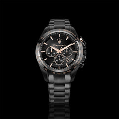 Maserati Traguardo 45 MM Chronograph Men's Watch - Black