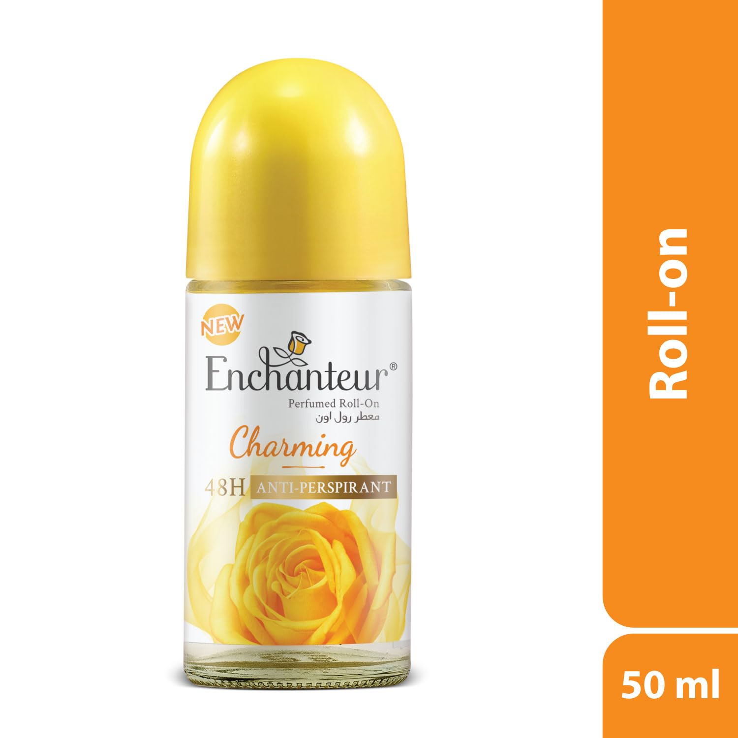 EnchantEUr Charming Roll On, 48 Hr Odour Protection, Anti-Perspirant, 50ml