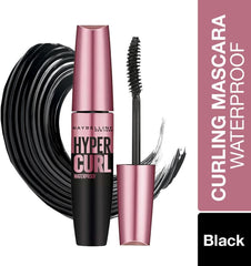 Maybelline New York Hypercurl Mascara Waterproof, Black, 9.2g