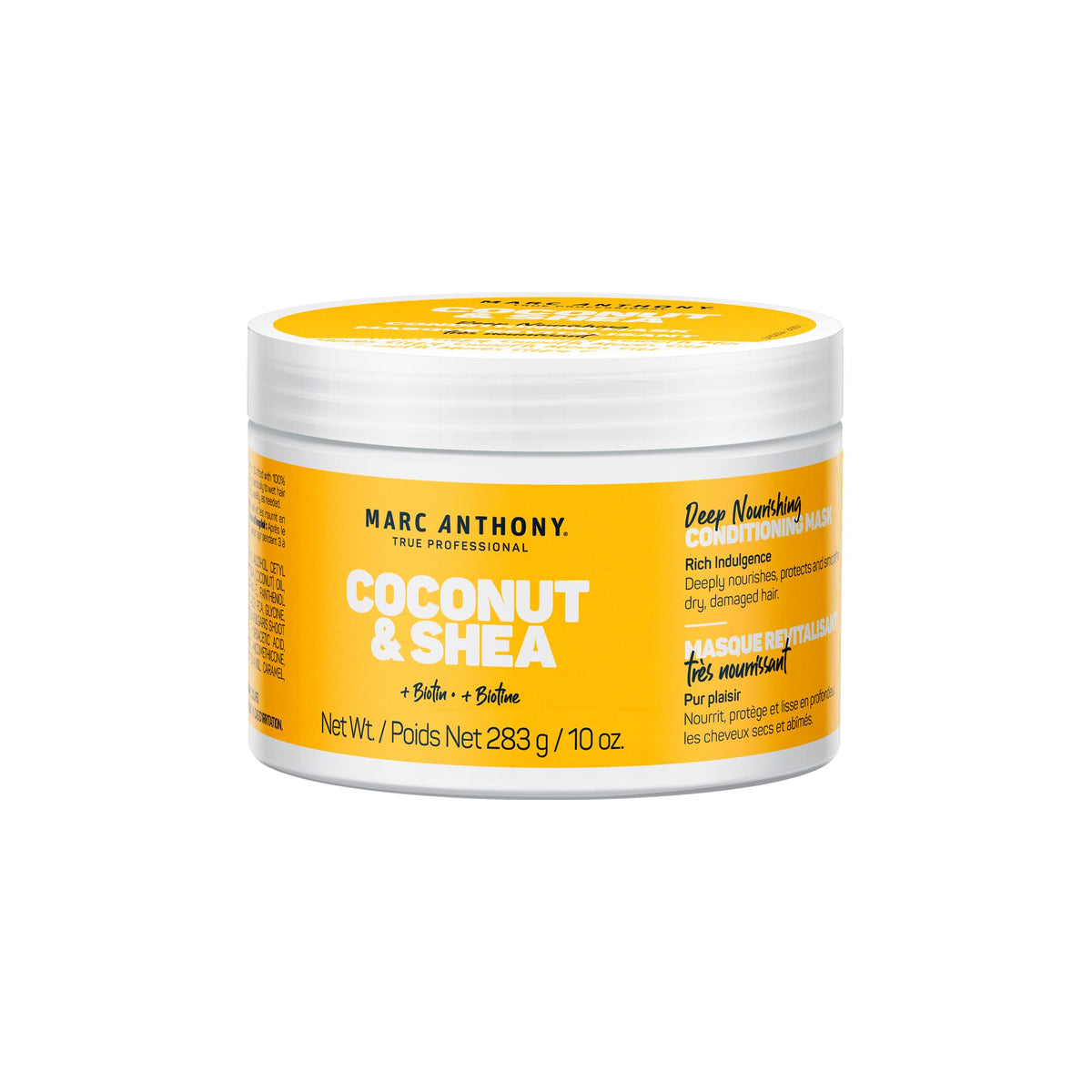 Marc Anthony Coconut & Shea Deep Nourishing Conditioning Mask, For dry damaged and frizzy hair - 10oz