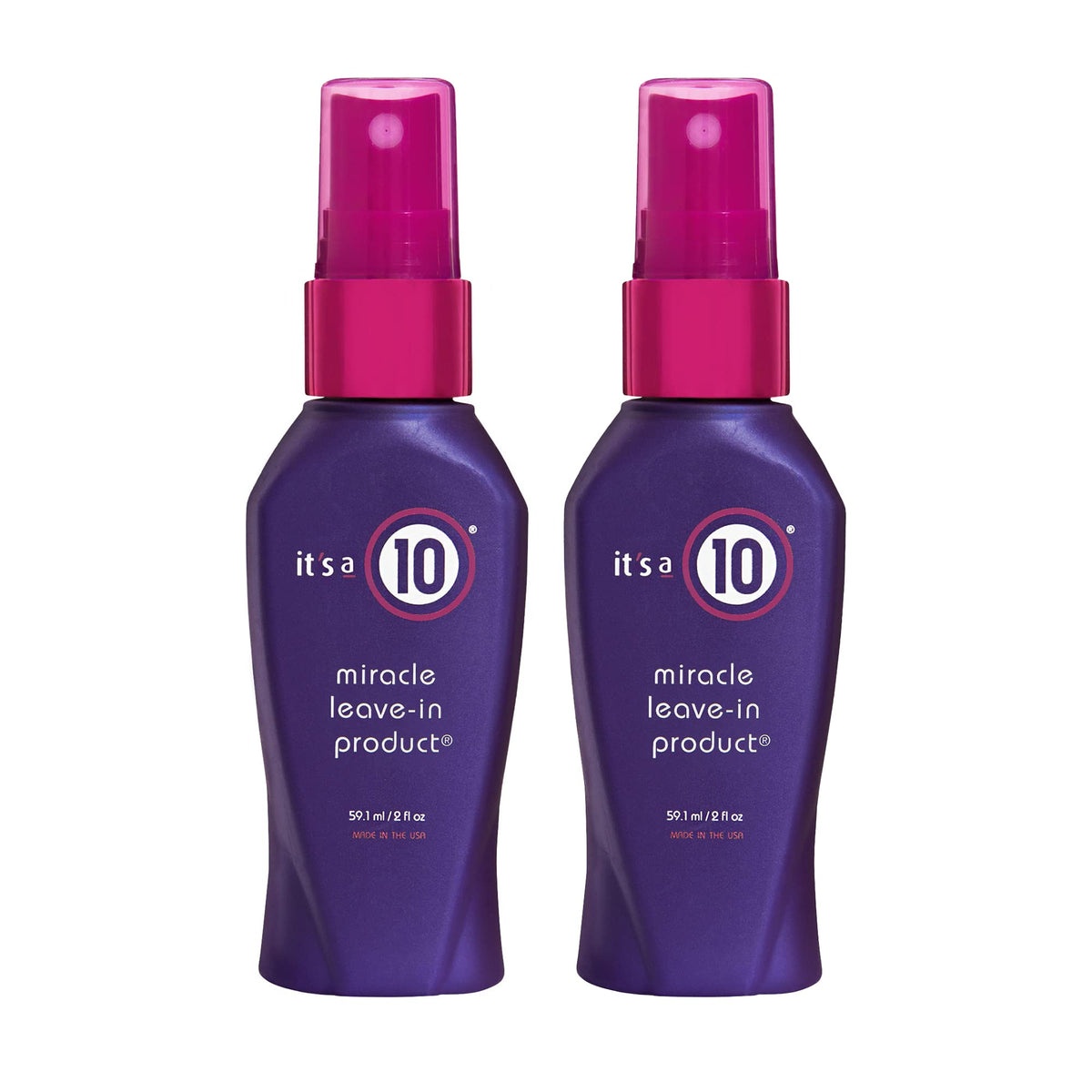 it's a 10 Haircare Miracle Leave-In Product, 2 fl. oz. (Pack of 2)
