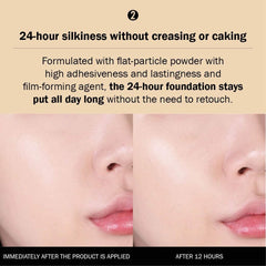 ESPOIR Pro Tailor Foundation Be Silk SPF34 PA++ 30ml #10 Deep | Long Lasting Silky-Smooth Makeup with Excellent Cover | Korean Skincare