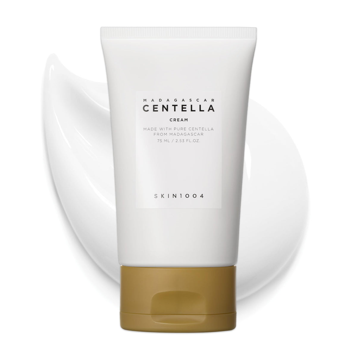 SKIN1004 Madagascar Centella Cream, Organic Ingredients Moisturizing Brightening Wrinkle Care - 75ml