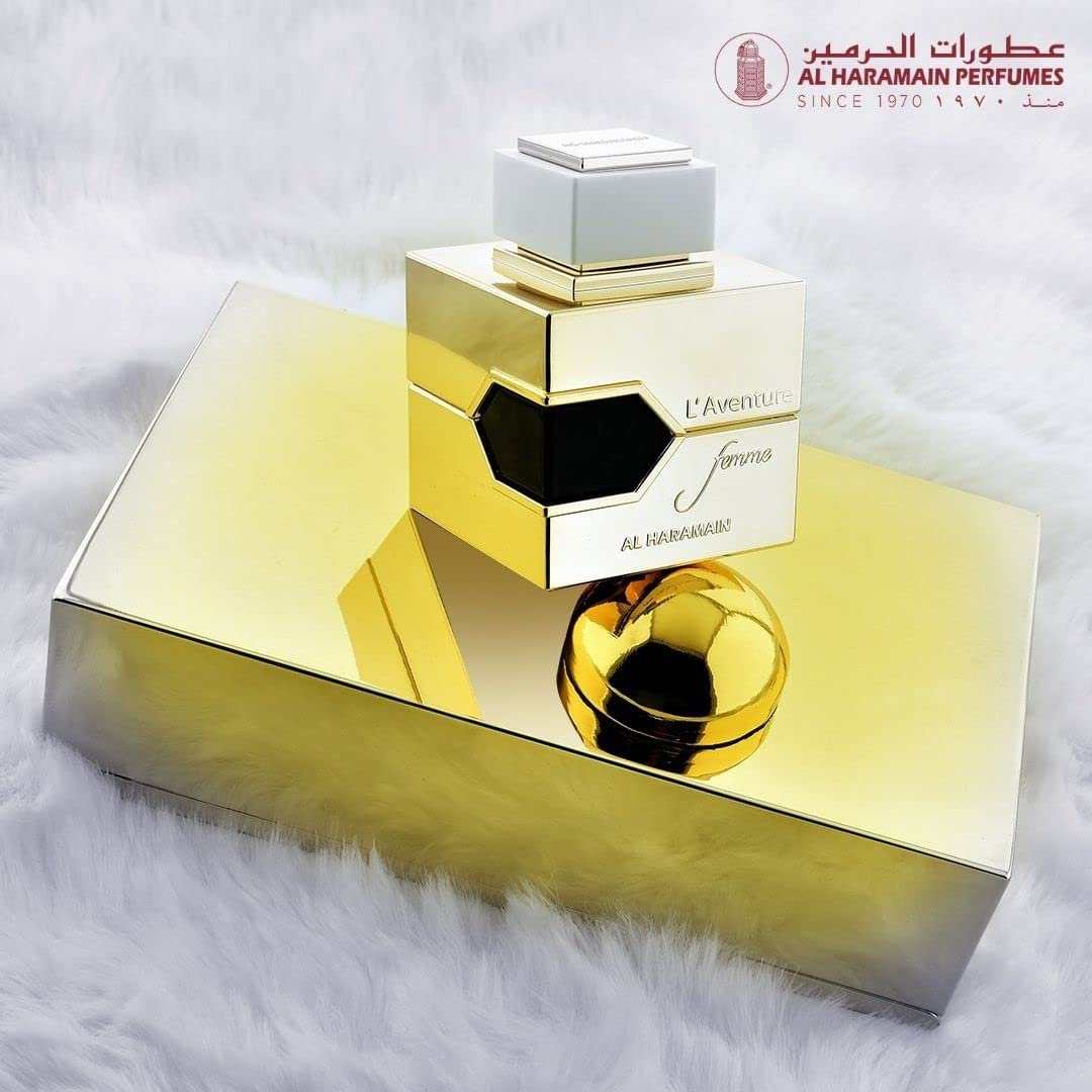 Al Haramain L'aventure Femme 100ml Eau De Parfum Spray | Luxury Fragrance for Women and Men | Arabian Perfumes for Women