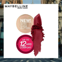 Maybelline Color Sensational Lipstick, Lip Makeup, Matte Finish, He Wine, 1 Couydrating Lipstick, Nude, Pink, Red, Plum Lip Color, Divinnt