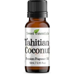 Sweet Essentials Tahitian Coconut, Premium Fragrance Oil, Aromatherapy, Diffuser, Crafts, Soap, Home Scents, Bath & Body, DIY Parfum and Much More. Versatile & Long Lasting  10ml (0.35fl oz)