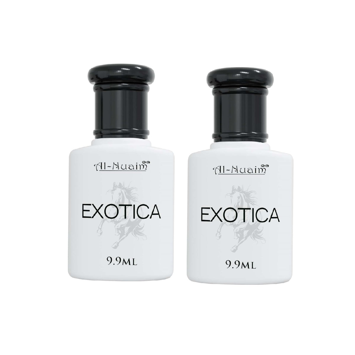 Alcohol Free Attar Roll On - 9.9ml | Exquisite & Long Lasting Fragrance (Pack of 2-9.9ml Each, Exotica)