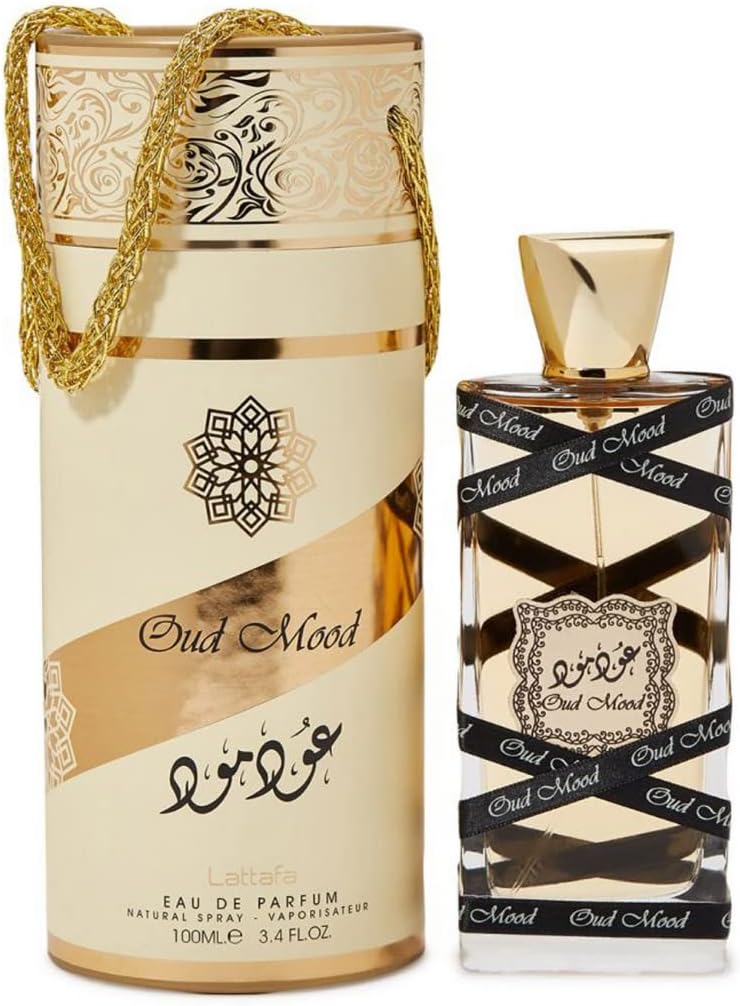 Lattafa Oud Mood - Perfume For And Women - Eau De Parfum, 100 Ml & Parfums Oud Mood For Men 100ml - Eau de Parfum