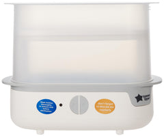 Tommee Tippee Closer to Nature Complete Feeding Set, Electric Steam Steriliser with Insulated Bottle Bag, Newborn Baby Bottles and Easiwarm Bottle Warmer, White