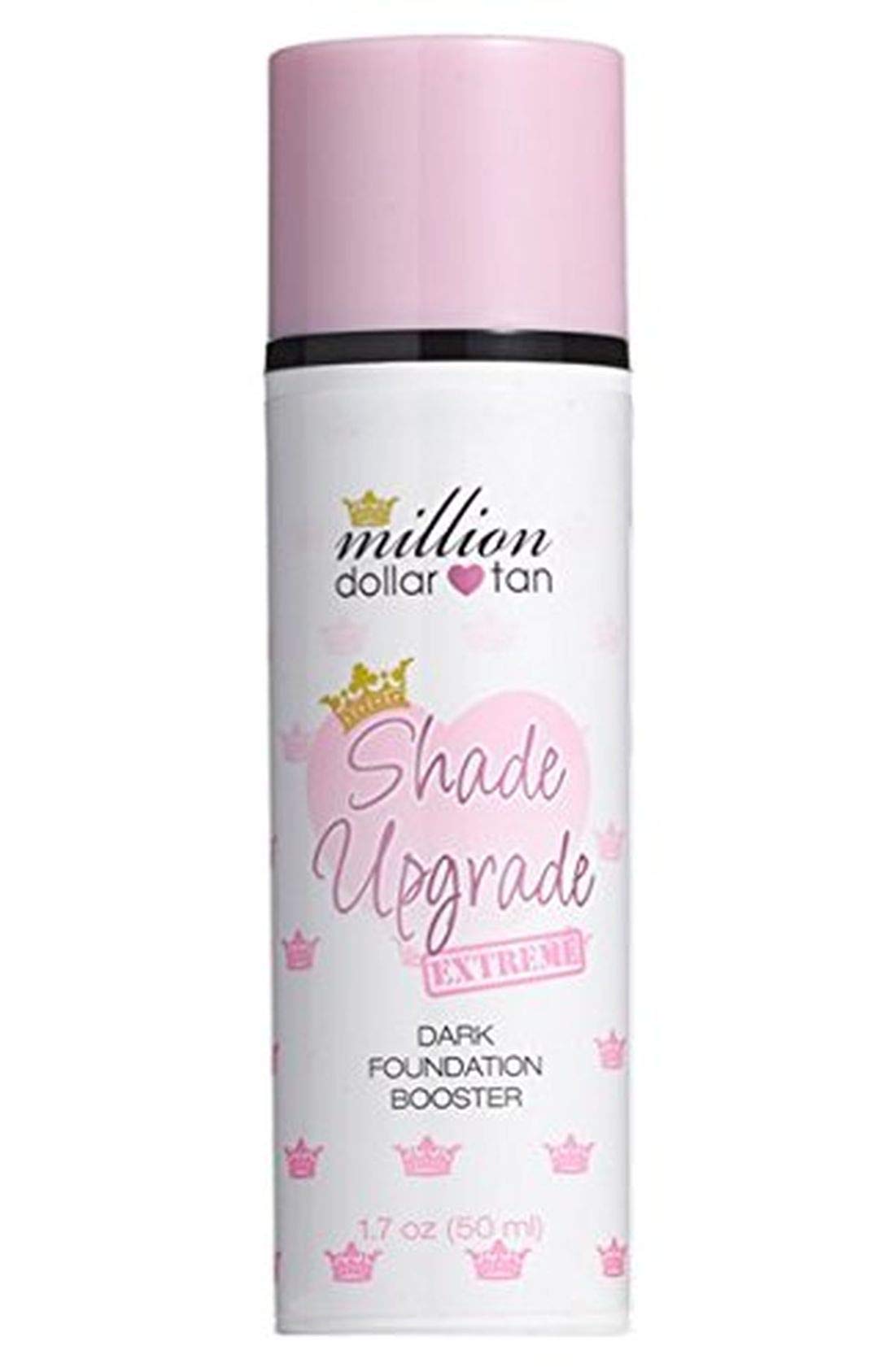 Dark Bronzing Foundation Booster- Shade Upgrade Extreme by Million Dollar Tan- Adjusts Foundation to Perfectly Match Complexion