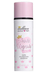 Dark Bronzing Foundation Booster- Shade Upgrade Extreme by Million Dollar Tan- Adjusts Foundation to Perfectly Match Complexion