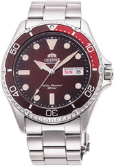 Orient RA-AA0814R19B Kamasu II Analog Automatic Sports Watch for Men, 41.8 mm Case Size, Silver/Brown