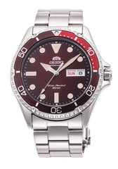 Orient RA-AA0814R19B Kamasu II Analog Automatic Sports Watch for Men, 41.8 mm Case Size, Silver/Brown