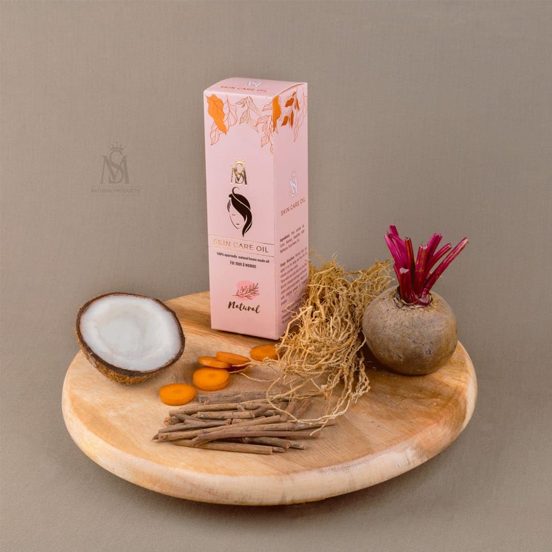 Skin Care Oil 250ml, 100% Herbal Natural Product,MS Natural Products, Best for Remove wrinkles, black heads, dark spots, reduce facial blemishes,No chemicals