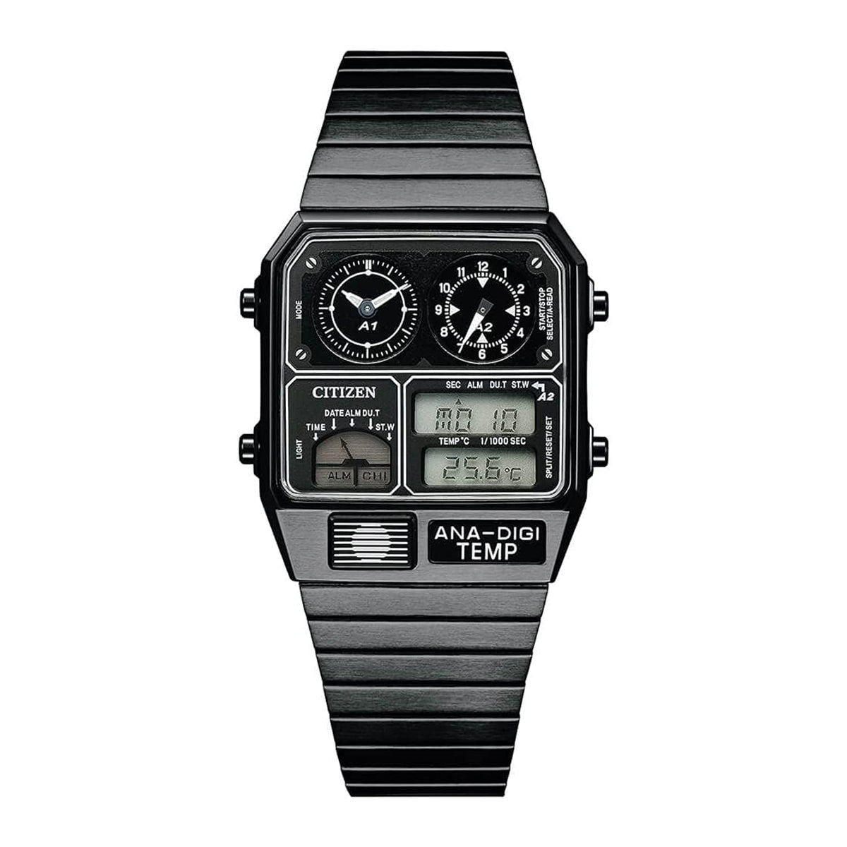 CITIZEN Men's JG2105-93E Collection Ana-Digi Temp 40.6mm Black