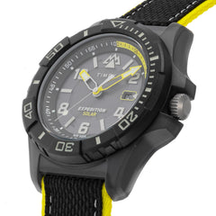 Timex Expedition North Black Dial Recycled Plastic Mineral Glass Solar 46MM American Watch Watch Brand, Yellow