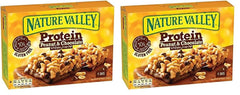 Nature Valley Protein Bar Box of 4 Bars, Chocolate Peanut Butter, High Protein Energy Bar, Low carb, Low Sugar, No Artificial Colors, Flavors And Preservatives & Gluten Free (Pack of 2)