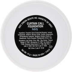 Cinema Beaute Curtain Call Foundation - 12g, Ivory