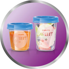 Philips SCF721/20 Avent Baby Food Storage Cups 180/240 ml - Pack of 20