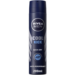 NIVEA MEN Deodorant Spray for Men, Cool Kick Fresh Scent, 200ml