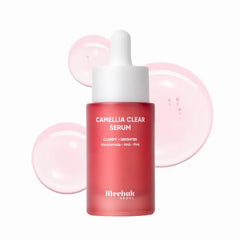 Meebak Camellia Clear Daily Exfoliating Serum – 2% Niacinamide + AHA & PHA, Gentle Chemical Exfoliant Face Serum for Skin Texture & Tone, Hydrating Pore Minimizer for Face, Korean Skincare