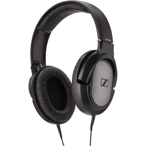 Sennheiser HD 206 Stereo Wired Over-Ear Headphone, Closed-Back Stereo Studio Monitors