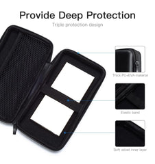VENTION Portable Travel Storage Case, Power Bank Case, Shockproof Protection, Electronic Accessories Organizer Bag (Extra Large)