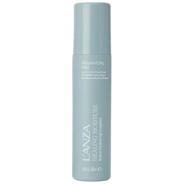 L’ANZA Healing Moisture Moi Moi Moisturizing Mist, Oil Spray With Vitamin E, Moisturizes & Refreshes Dry and Coarse Hair, Detangles, Restores Elasticity & Revives Damaged Hair, New Bottle (6.8 Fl Oz)