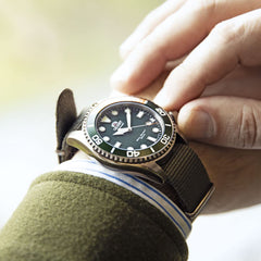 Orient RA-AC0K04E10B Icon Analog Automatic Sports Watch for Men, 43.5 mm Case Size, Green