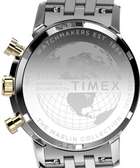 Timex Men's Chronograph Quartz Watch with Stainless Steel Strap TW2W60100