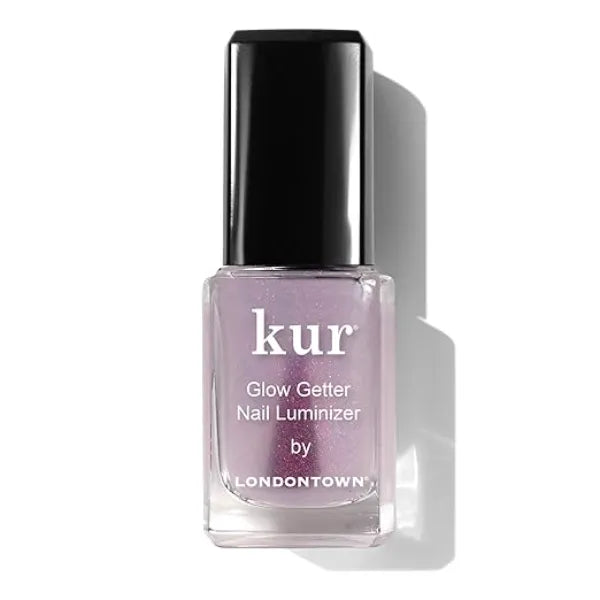 LONDONTOWN Glow Getter Nail Luminizer One Step Nail Treatment with Hexanal & Shimmer for Stronger, Healthier, Glossier Nails, No Base or Top Coat Needed, 0.4 Fl Oz