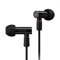Final E4000 In Ear Isolating Earphones with Detachable Cable - Black