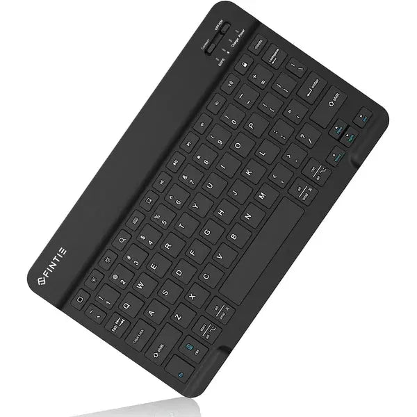 Fintie 10-Inch Ultrathin Wireless Keyboard for iPad / iPhone / Tablet (EB00084) - Black