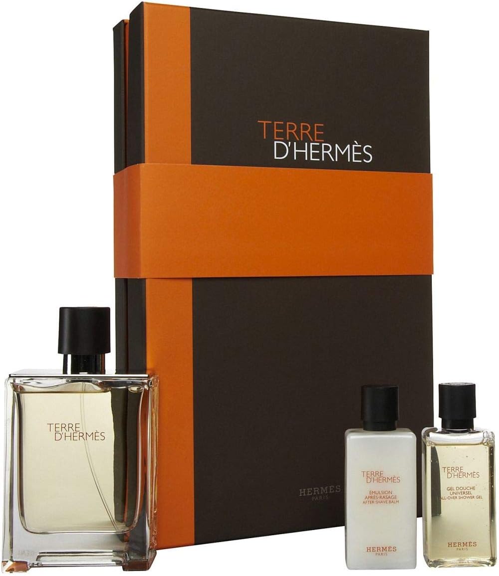 Hermes Terre d'Hermes 100ML EDT 3 Pcs. Gift Set for Men